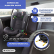 Silla de coche infantil | IsoFix | I-Size | 100-150 cm | 10 posiciones | Protecciones laterales | Lionfix Max | Mobiclinic - Foto 5