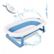 Pack de baño para bebés | Bañera infantil | Plegable | Antideslizante | Azul | Termómetro de baño | Sin mercurio | Mobiclinic - Foto 1