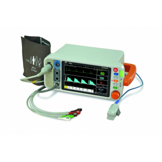 Monitor Multiparamétrico VS2000 de 7" (ECG, RESP, SpO2, NIBP, TEMP)