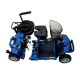 Scooter eléctrico movilidad reducida | 4 ruedas | Compacto | Seguro | Con cesta | Azul | Litium | Libercar - Foto 2