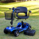 Scooter eléctrico movilidad reducida | 4 ruedas | Compacto | Seguro | Con cesta | Azul | Litium | Libercar - Foto 5