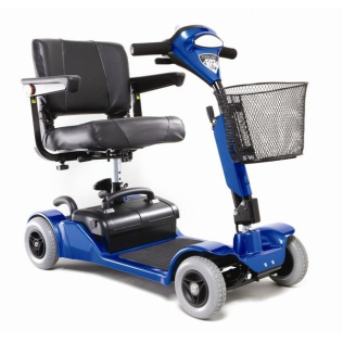 Scooter movilidad reducida | 4 ruedas | Azul | Little Gem