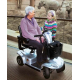 Scooter eléctrico movilidad reducida | Con 3 ruedas neumáticas | Color plata | Mod. Leo | Invacare - Foto 5