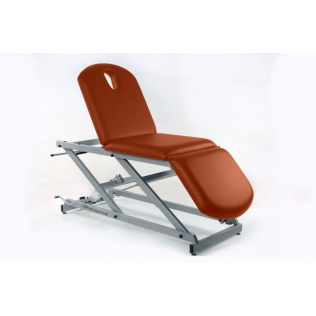 Camilla hidráulica tipo sillón de 3 secciones | (70+62+52)x62cm | Regulable en altura | CH-2137