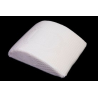 Cojin Lumbar Viscoelastico Blanco 37x34cm