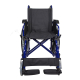 Silla de ruedas para ancianos | Plegable | Rueda grande | Asiento ancho 46 cm | Azul Giralda | Mobiclinic - Foto 1