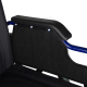 Silla de ruedas para ancianos | Plegable | Rueda grande | Asiento ancho 46 cm | Azul Giralda | Mobiclinic - Foto 5