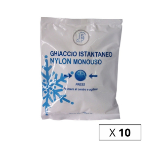 10 uds | Bolsa frío instantáneo plástico | Desechable