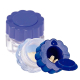 Triturador de pastillas | Con contenedor | Azul y transparente | - Foto 1