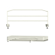 Par de barandillas de cama | Abatibles | Universales | Sin aro | Largo 120 cm | Alto 50 cm - Foto 1