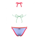 Pack Bikini | Sujetador y Braguita | Hecho a mano | Frambuesa, verde y azul cielo | Varias tallas | Esencia | Quelton - Foto 3