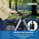 Andador plegable | Aluminio | Asiento y respaldo | Frenos por presión | 6 ruedas | Premium | Dehesa | Mobiclinic - Foto 4