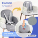 Trona para bebé | Evolutiva | Plegable | 3 en 1 | Bandeja ajustable | Correas de seguridad | Viaje | Juego | Kiara | Mobiclinic - Foto 5