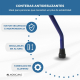 Andador para ancianos | Plegable | Asiento | 2 ruedas | Azul | Emérita | Mobiclinic - Foto 7