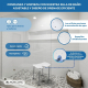 Banqueta baño | Altura regulable | Asiento en U | Conteras antideslizantes | Bahía | Mobiclinic - Foto 5