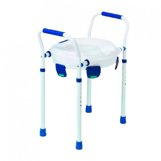 Elevador de inodoro | Con patas regulables | Reposabrazos | Hasta 150 kg | Clipper Elevador de inodoro | Con patas regulables | Reposabrazos | Hasta 150 kg | Clipper