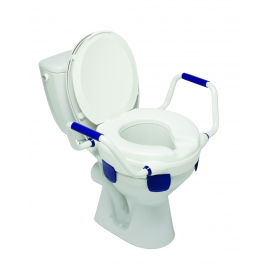 Elevador WC | Con tapa | Reposabrazos | Altura 11 cm | Hasta 110 kg | Clipper