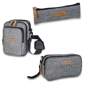 Lote estuche, bolsa y bandolera | Estampado bitono | Todo tipo...