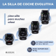 Silla coche infantil | Giro 360º | Reclinable | 40-150 cm | 0-12 años | Isofix | Top Tether | Pandafix | Mobiclinic - Foto 6