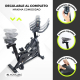 Bicicleta Estática | Ajustable | Control de entrenamiento | Peso máx. 100 kg | Volante de inercia 6 kg | Teide | Mobiclinic - Foto 3