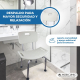 Silla de baño | Regulable en altura | Aluminio | Respaldo | Olivo | Mobiclinic - Foto 6