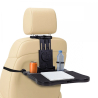 Bandeja auxiliar para coche | Ajustable | Plegable | Doble posavasos | Soporte móvil y tablet | Staycar | Mobiclinic
