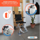 Silla de ruedas tránsito para domicilio | Estrecha asiento 30 cm | Plegable | Aluminio | Frenos | Negro | Júpiter | Clinicalfy - Foto 8