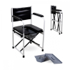 Silla WC | Plegable | Con tapa | Acero cromado | Reposabrazos | Ebro | Mobiclinic