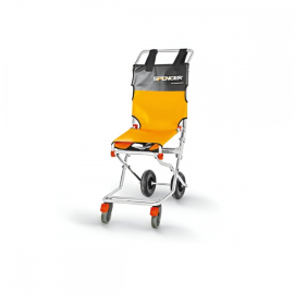 Silla Evacuación Spencer 407 Cromo 4 ruedas