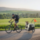 Remolque para perros y Carro de transporte | 2 x 1 | Cubierta impermeable | 40Kg | 600D Oxford| 123x67x100cm | Bark | Mobiclinic - Foto 2