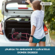 Andador plegable | Asiento y respaldo | Aluminio | Cesta | Para ancianos | Rosa | Prado | Mobiclinic - Foto 4