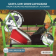 Andador plegable | Asiento y respaldo | Aluminio | Cesta | Para ancianos | Verde | Prado | Mobiclinic - Foto 7