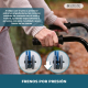 Andador plegable | Asiento y respaldo | Aluminio | Cesta | Para ancianos | Azul | Prado | Mobiclinic - Foto 3