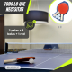 Mesa de Ping Pong | Plegable y portátil | Diseño Profesional | Ruedas 360º | Red, palas y pelotas | Tokyo | Azul | Mobiclinic - Foto 9