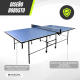Mesa de Ping Pong | Plegable y portátil | Diseño Profesional | Ruedas 360º | Red, palas y pelotas | Tokyo | Azul | Mobiclinic - Foto 14