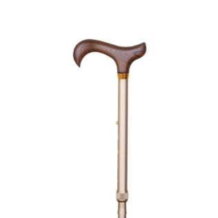 Bastón de paseo | Muletilla| Plegable y regulable en altura | Bronce | Puño Derby Bastón de paseo | Muletilla| Plegable y regulable en altura | Bronce | Puño Derby