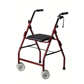Andador para ancianos | Aluminio | Plegable | Asiento | 2...