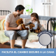 Barrera para cama | Plegable | Transportable | Doble fijación | 150cm | Segura | Peso máx. 25kg | Dreamy | Mobiclinic - Foto 6