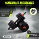Par de mancuernas 20 Kg | Ajustables | 4 en 1 | Accesorio de pesa rusa | Barra de conexión | Portátil | Mobimax | Mobiclinic - Foto 6