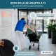 Silla de ruedas | Tránsito | Asiento 34 cm | Plegable | Aluminio | Ruedas pequeñas | Frenos Manetas | Neptuno | Mobiclinic - Foto 3