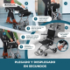 Silla de ruedas | Tránsito | Asiento 34 cm | Plegable | Aluminio | Ruedas pequeñas | Frenos Manetas | Neptuno | Mobiclinic - Foto 4