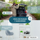 Silla de ruedas | Tránsito | Asiento 34 cm | Plegable | Aluminio | Ruedas pequeñas | Frenos Manetas | Neptuno | Mobiclinic - Foto 5