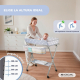 Mesa cambiador Bebé | Altura ajustable | Ruedas con freno | Arnés de seguridad | Almacenaje | Plegable | Zoey | Mobiclinic - Foto 5