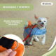 Chaleco salvavidas para perros | Arnés ajustable | Anillo correa | Asa | Ligero | Aleta decorativa | Sharky | L | Mobiclinic - Foto 18