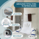 Silla de baño giratoria | Reposabrazos | Respaldo | Anatómica | 360º | Lago | Mobiclinic - Foto 4