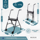 Andador para ancianos | Plegable | Asiento | 2 ruedas | Negro Mate | Emérita | Mobiclinic - Foto 2