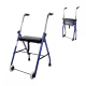 Andador para ancianos | Plegable | Asiento | 2 ruedas | Azul | Emérita | Mobiclinic - Foto 1
