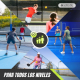 Set Pickleball | 4 raquetas | 8 pelotas | Red con ruedas | Bolsa de transporte | Grip Antideslizante | Mobiall | Mobiclinic - Foto 7