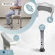 Silla de baño con orinal | Regulable en altura | Asiento y respaldo acolchados | Antideslizante | 3500 ml | Guido | Mobiclinic - Foto 3