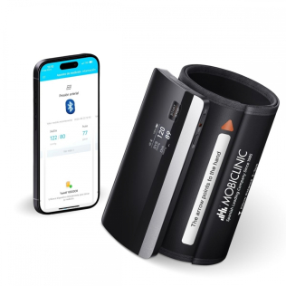 Tensiómetro de brazo | Bluetooth y APP | Guía por voz | Memoria | Detección de errores | USB | Cardiomed | Mobiclinic